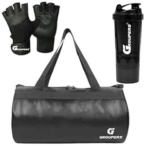 Buy Groupers Foldable 20–25L Gym & Weekender Bag – Black Waterproof ...