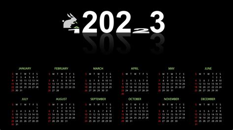 2023 年 カレンダー