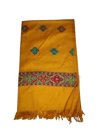 Buy Royal Pashmina Women's Kashmiri Aari Embroidered Wool Stole/Shawl ...
