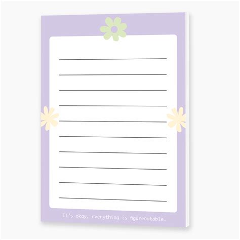 A5 Notepad (Everything's Figureoutable) – 50 Sheets, 90 GSM Paper (21 ...