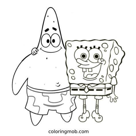 Spongebob Squarepants Doodlebob Printable Pdf Coloring Page