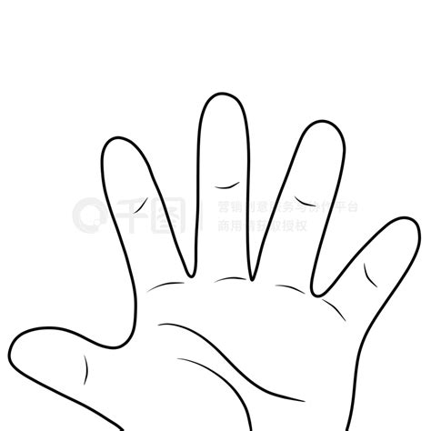 手掌简笔画 的图像结果