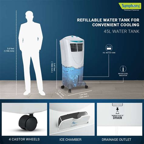 Symphony 45 L Room/Personal Air Cooler Price in India - Buy Symphony 45 ...