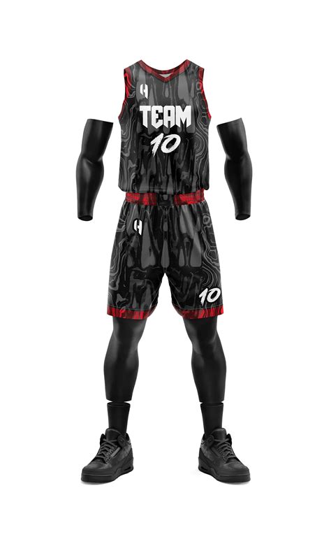 Custom Basketball Jersey and Shorts Set with Personalized Player Name ...