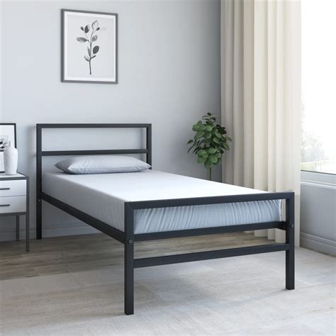 Nilkamal SLEEP Striker Single Size Metal Bed (Black) : Amazon.in: Home ...