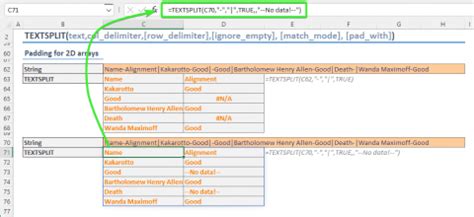 Image result for How to Activate Textsplit Function