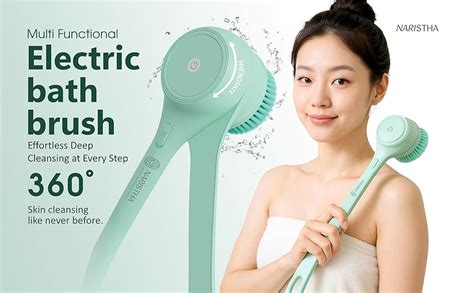NARISTHA Bath Brush with 5 Interchangeable Heads | Auto Electric ...