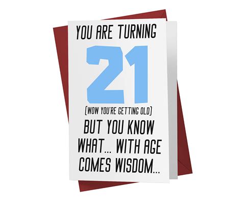 21st Birthday Cards