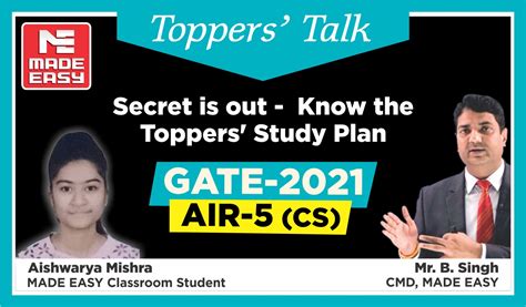 GATE Toppers Talk Video Gallery – Success Stories by MADE EASY