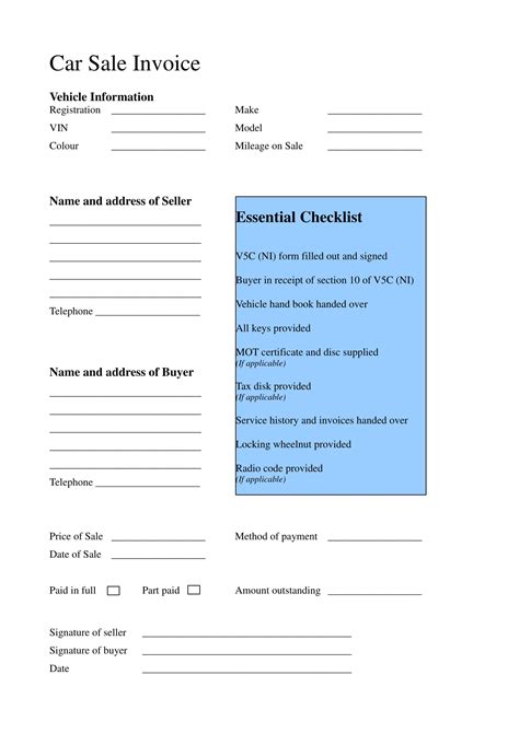 FREE 15+ Business Forms for Car Dealers in PDF