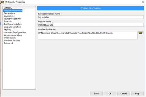 Image result for Build Installer LabVIEW