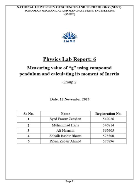 Image result for Compound Pendulum Lab Report