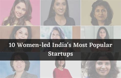 10 Women Who Founded India's Most Popular Startups - Awesome India