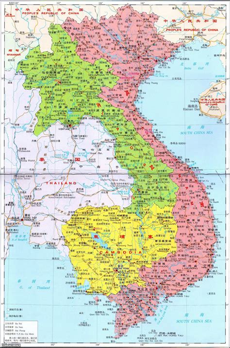 越南地图高清版_越南地图库_地图窝