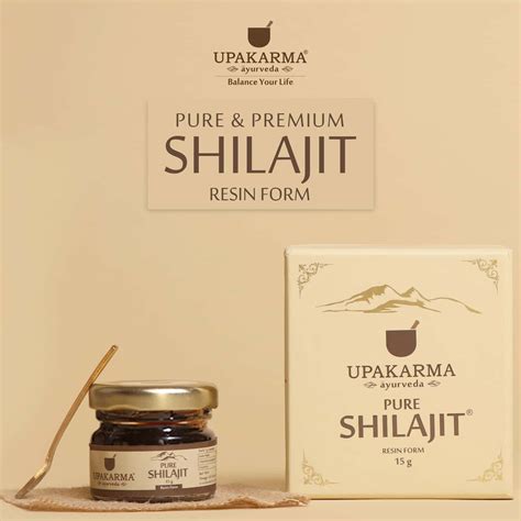 Buy UPAKARMA AYURVEDA PURE SHILAJIT RESIN FORM 15 GRAMS Online & Get ...
