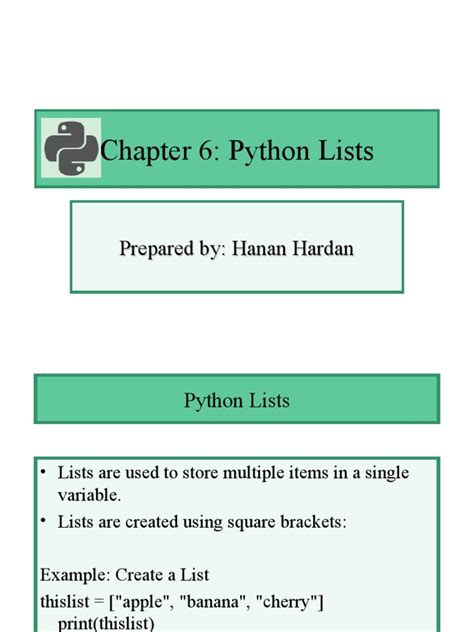 Image result for Chapter 6 Python Lab 6 1. List Basics