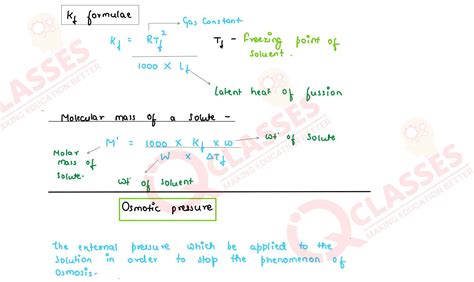 Class 12 ISC Chemistry Important Notes Chapter Solution