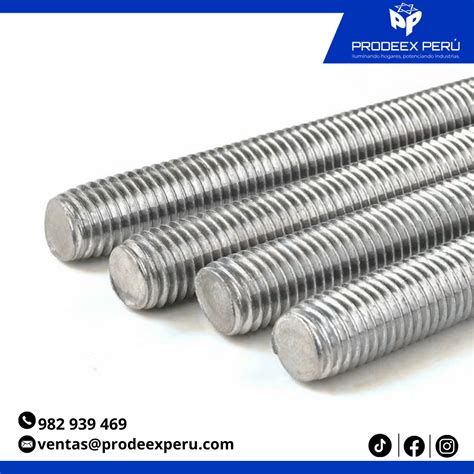 Espárrago o Varilla Roscada de Acero | Alta Resistencia para Fijaciones ...