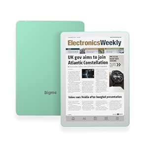 Bigme B6 Color Ebook Reader, 6 Inch e-Paper Tablet, 4GB+64GB Storage ...