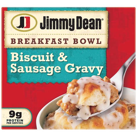 Jimmy Dean Biscuit & Sausage Gravy Breakfast Bowl, 9 oz (Frozen ...