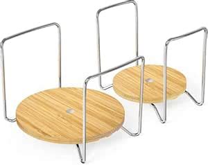 Indian Decor. 31213 Plate Holders Organizer, 2 Pack Plate Dish Rack ...