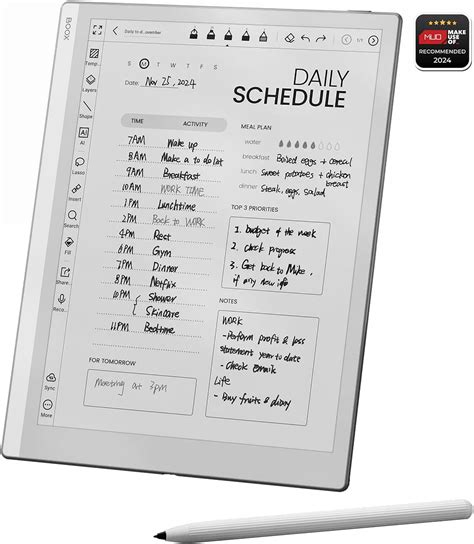Amazon.com : BOOX Tablet Go 10.3 ePaper E Ink Tablet No Front Light 4G ...