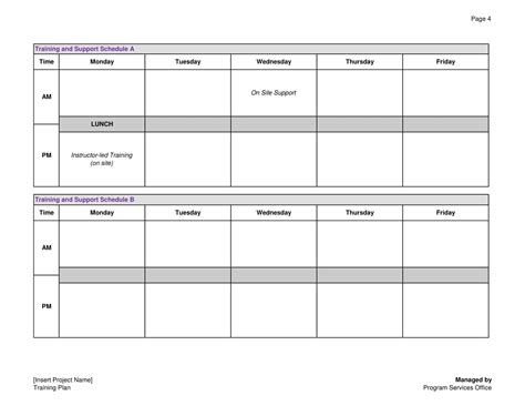 Free Printable Employee Training Plan Templates [Excel, PDF & Word]