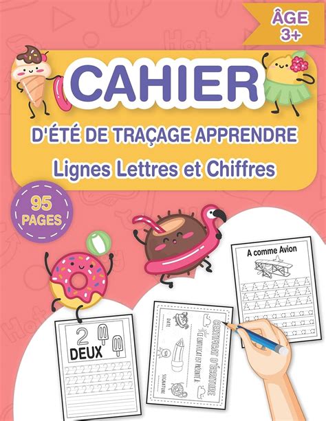 Buy Cahier D'été de Traçage Apprendre Lignes Lettres et Chiffres ...