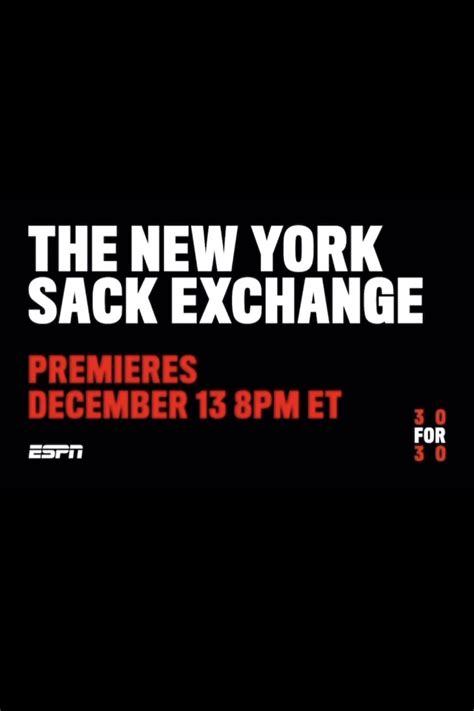 The New York Sack Exchange (2024) - Posters — The Movie Database (TMDB)