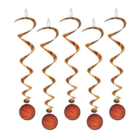 Basketball Whirls (Pack of 6) | Michaels