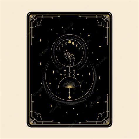 Celestial magical tarot cards set esoteric occult spiritual reader ...