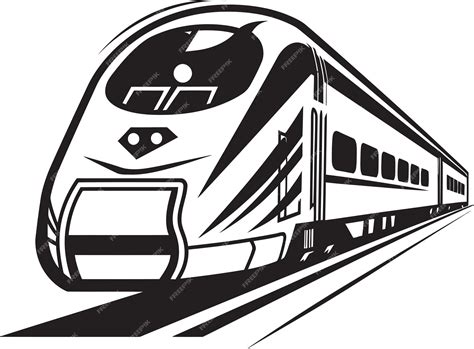Express Zoom Dynamic Vector Icon for High Speed Train Velocity Voyager Streamlined Emblem Design ...