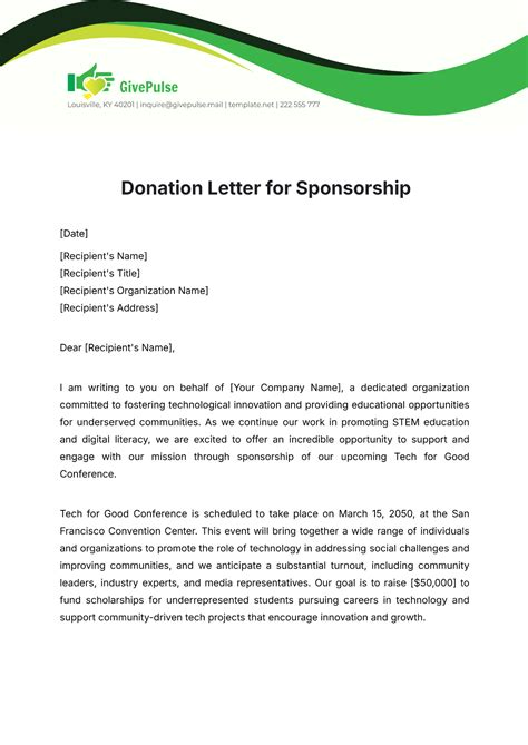 8+ Sponsorship Application Templates – Free Sample, Example, Format ...