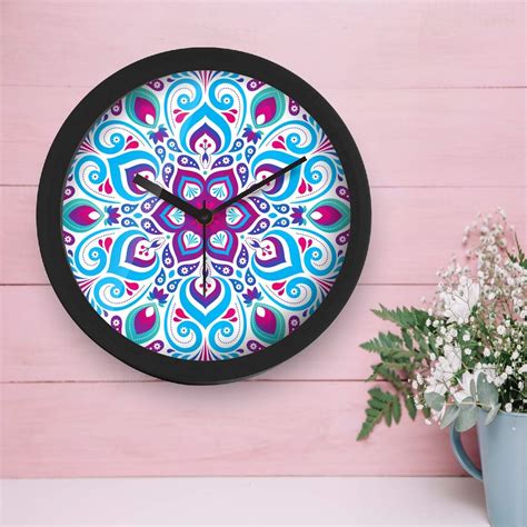 Buy Ramposh Wall Clock Living Room 10 Inch Easy to Read Silent Non ...