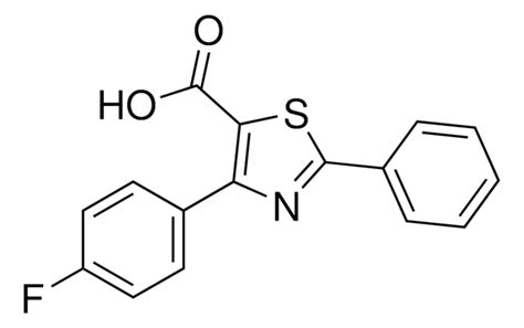4-(4-Fuorophenyl)-2-phenylthiazole-5-carboxylic acid Sigma-Aldrich