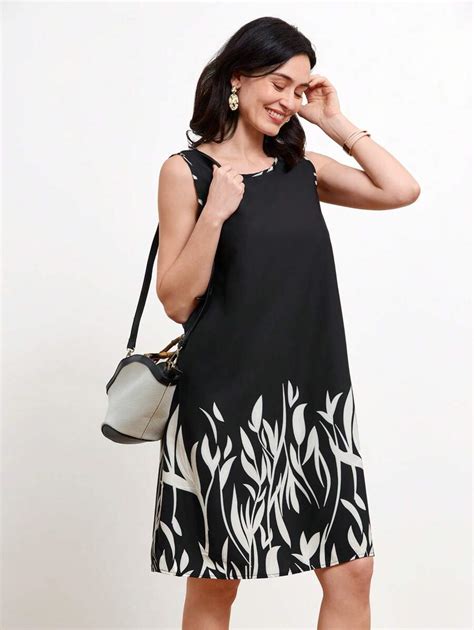 Miaspire Women's Printed Sleeveless Dress | SHEIN USA