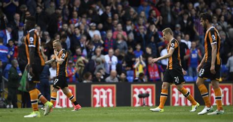 Hull City relegated from Premier League as Crystal Palace secure ...