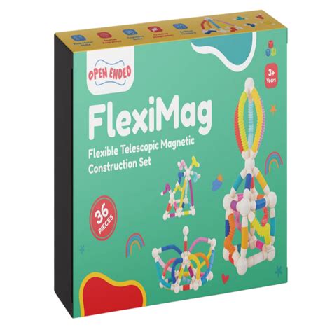 FlexiMag - Flexible Telescopic Magnetic Construction Set (36 Pcs) — Toycra