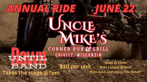 Annual Ride with The Until Dawn Band , N9686 County Rd X, Crivitz, WI ...