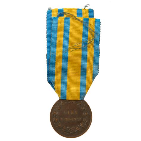 Original Kingdom of Italy Boxer Rebellion (1900-1901) Bronze "Cina" Ch ...