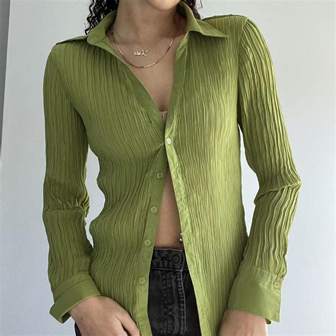 Cato Women's Green Shirt | Depop