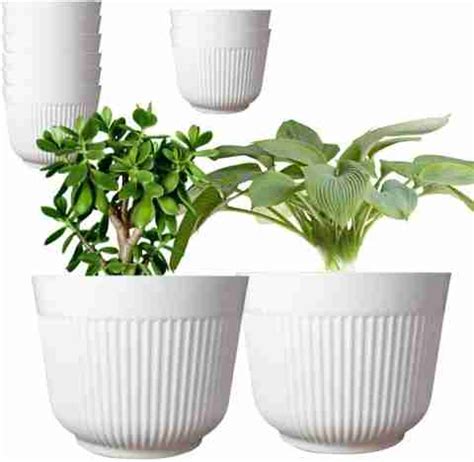 TechBlaze 12 Inch Big Size Gamla Plastic Flower Pot Gamla for Garden ...