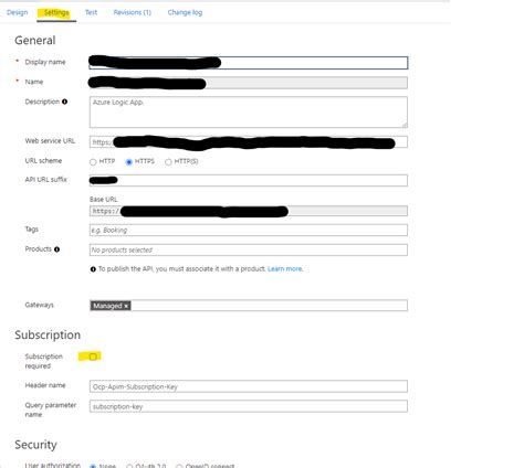Image result for API Setting for Subscription Key