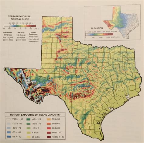 texas topographical map