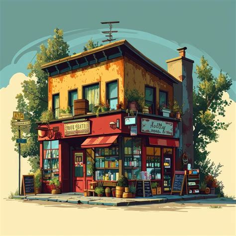 Shop. Illustration 的图像结果