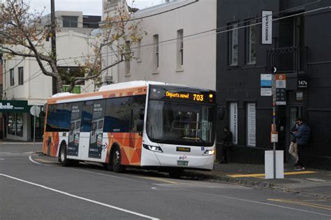 'Departs now!' headboard on Ventura bus #1251 BS01MK on route 703 at ...