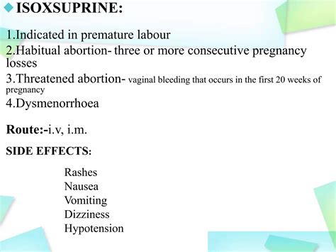 Drugs action on uterus | PPTX