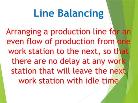 Image result for Line Balancing Tutorial