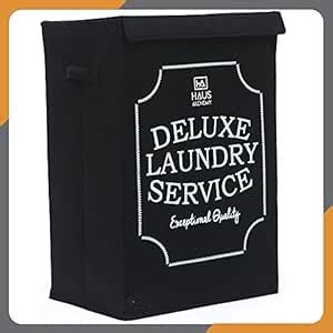 Haus Alchemy LARGE 70L Laundry Basket with Handles Collapsible Linen ...