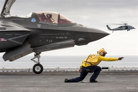 RAF pilot performs first UK takeoff of F-35B Lightning at sea - The ...